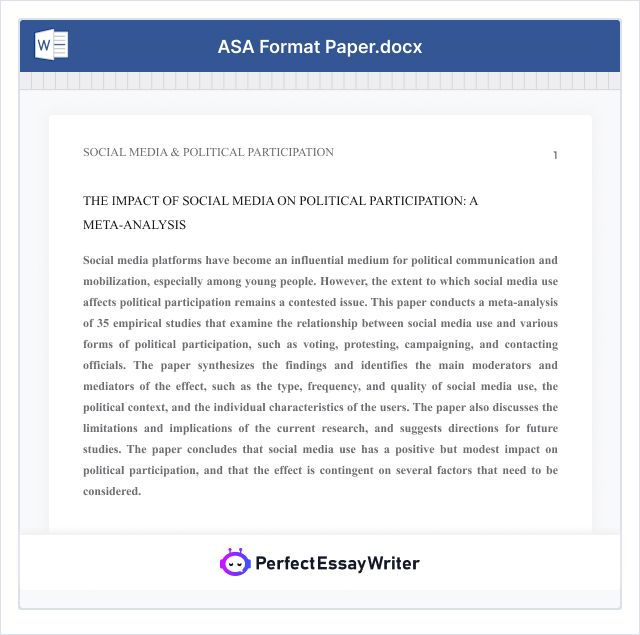 Asa Body Format Paper The Paper Must Be In APA Format And 2 5 Asa Body Format Paper The Paper Must Be In APA Format And 2 5