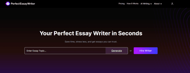 Perfect Essay Writer AI