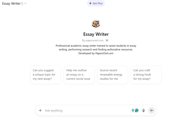 ChatGPT - Essay Writer