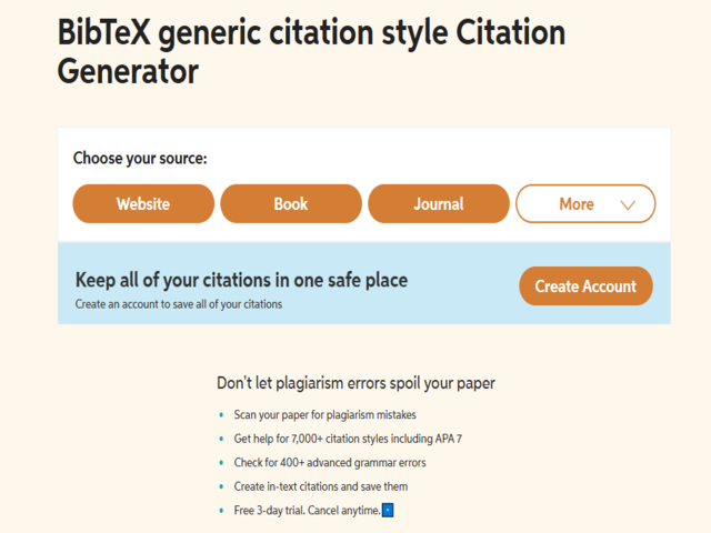 BibTeX AI Tool