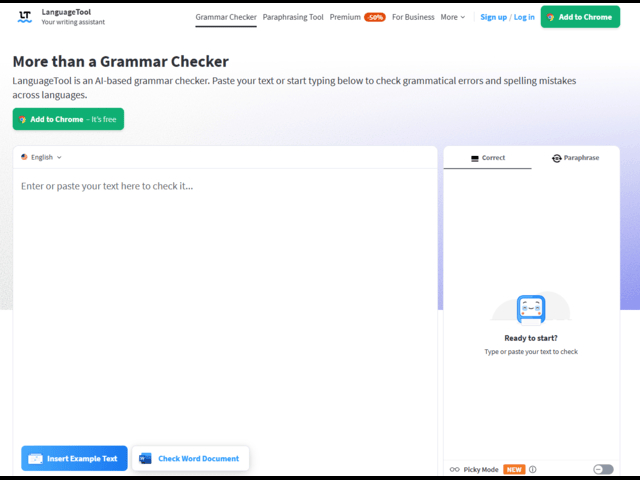 Language Tool AI